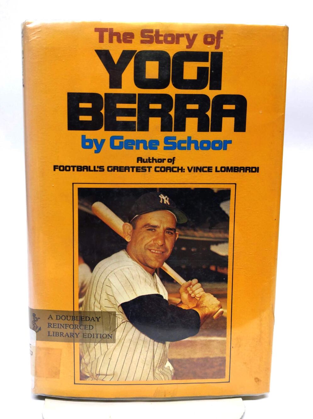 Vintage 1976 The Story of YOGI BERRA - Hardback with Dust Jacket - Ex-Library